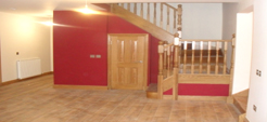 Hall with staircase